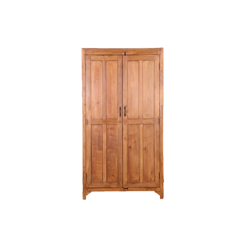 Armario de madera teca 107x36x190cm - Indian Treasures