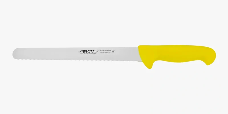Cuchillo Pastelero color amarillo Serie 2900 250 mm
