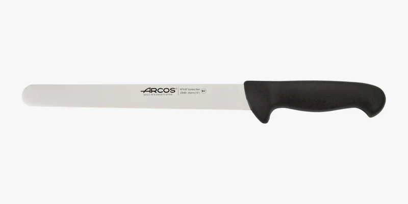 Cuchillo Fiambre color negro Serie 2900 250 mm