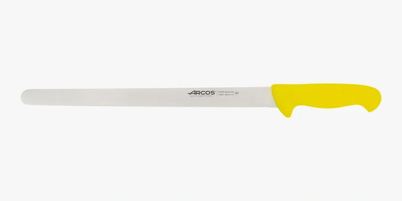Cuchillo Fiambre color amarillo Serie 2900 350 mm