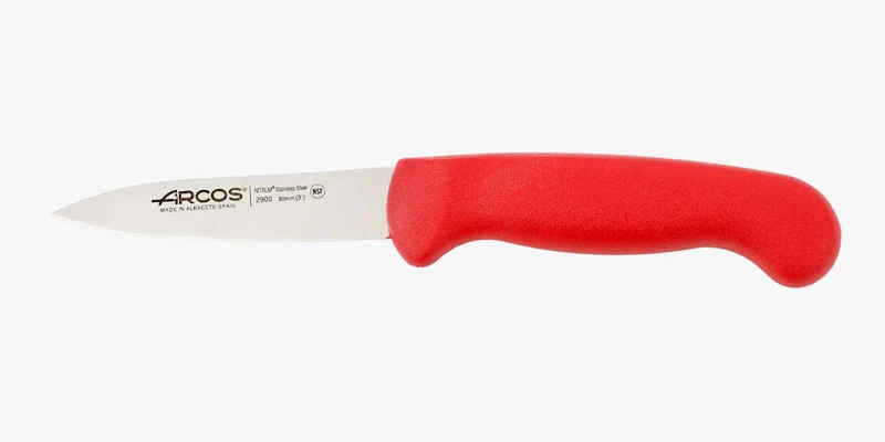 Cuchillo Mondador color rojo Serie 2900 80 mm