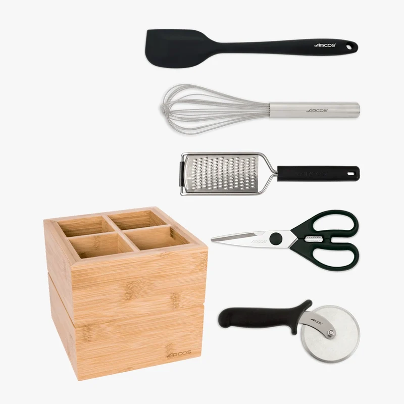 Soporte con utensilios