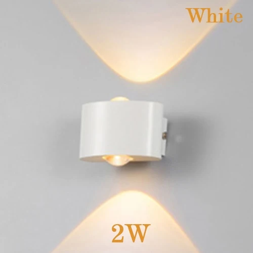 LED wall sconce lamp 2W 4W 6W led outdoor wall lamp IP65 surface mounted outdoor led cube lamp wateproof Up and down