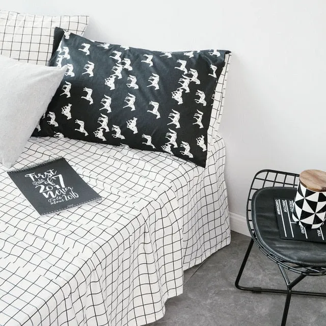 Star stripes sheet pillowcase