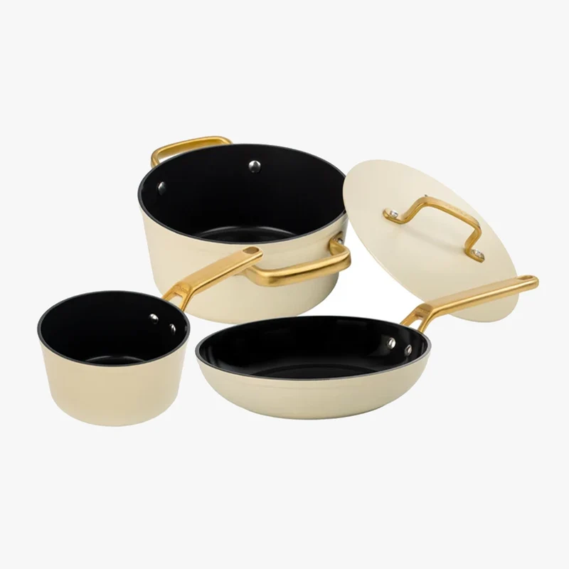 Set 3 piezas Serie Samoa Iconic Beige (Cazo, Sartén y Cacerola)