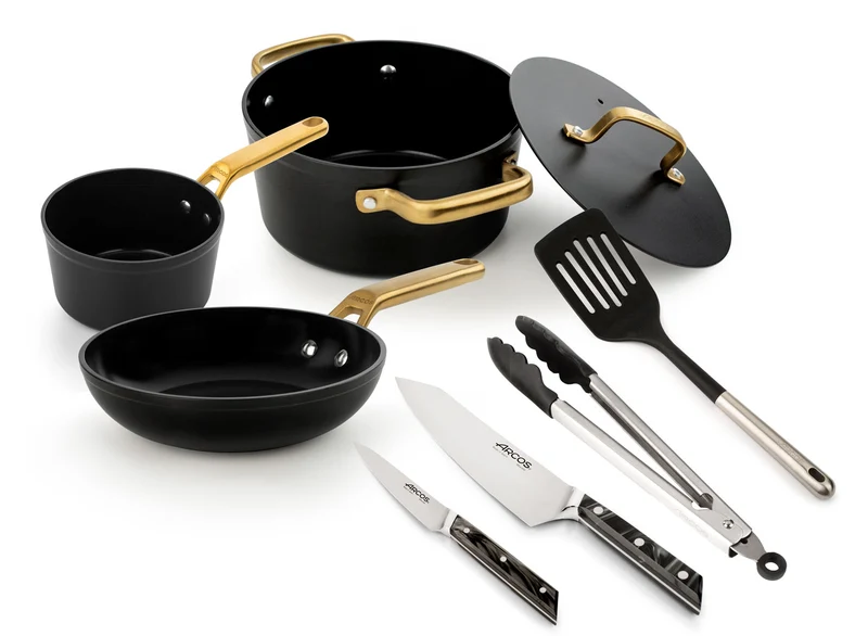 Mega Set Cocina Eclipse + Samoa Iconic Negra + Utensilios