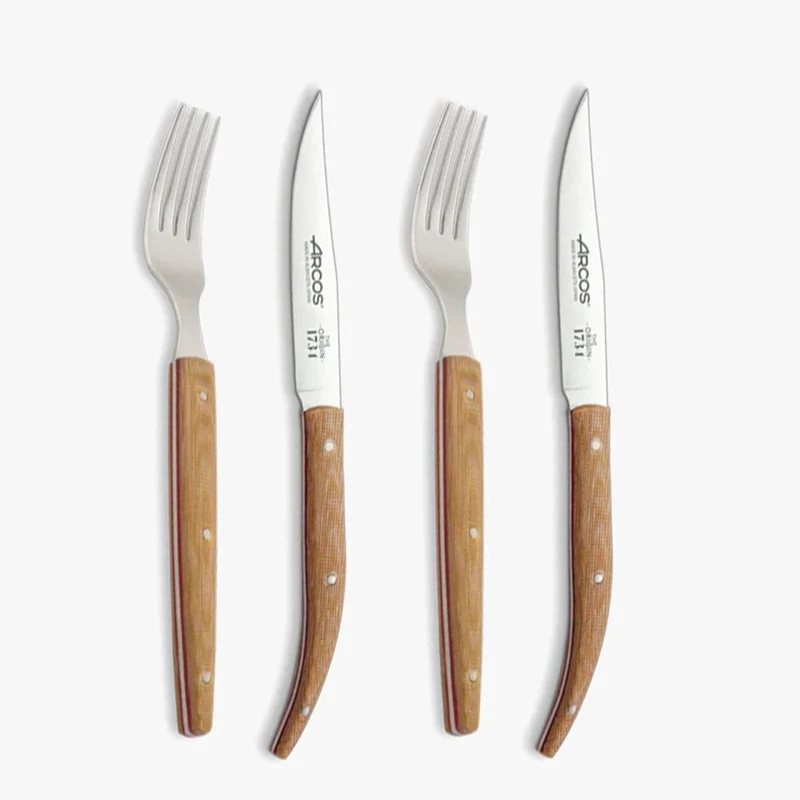 Set Origin Beige 2x Tenedores y 2x Cuchillos