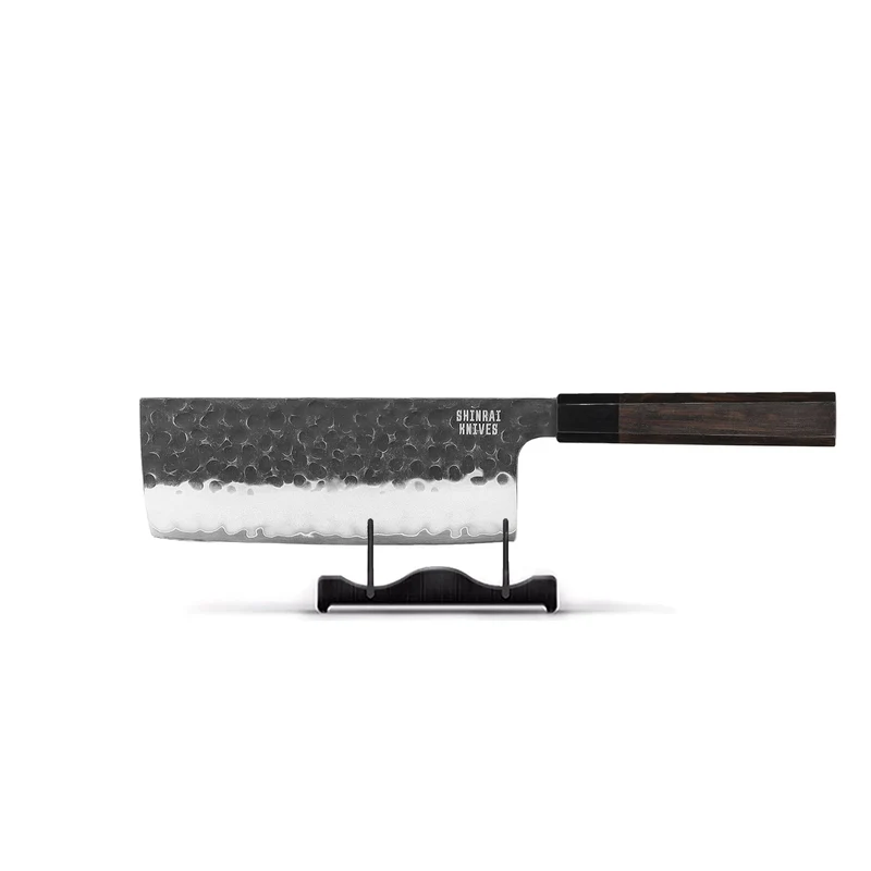 Shinrai Knives - Edición Blackout Cuchillo Damasco Nakiri 18 cm