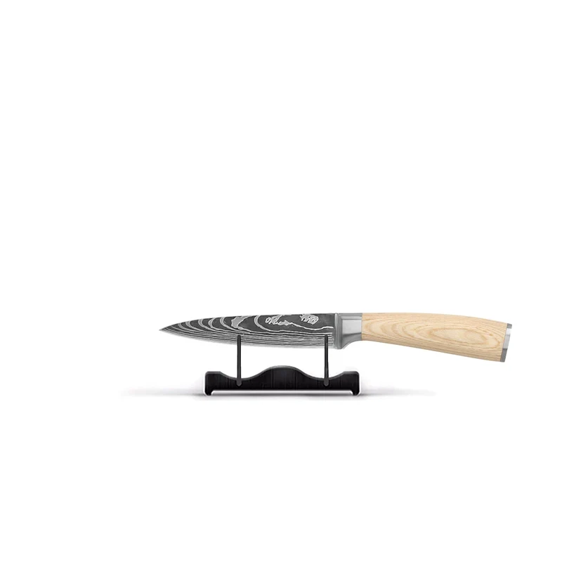 Shinrai Knives - Cuchillo pelador Akari Damascus Print 8 cm