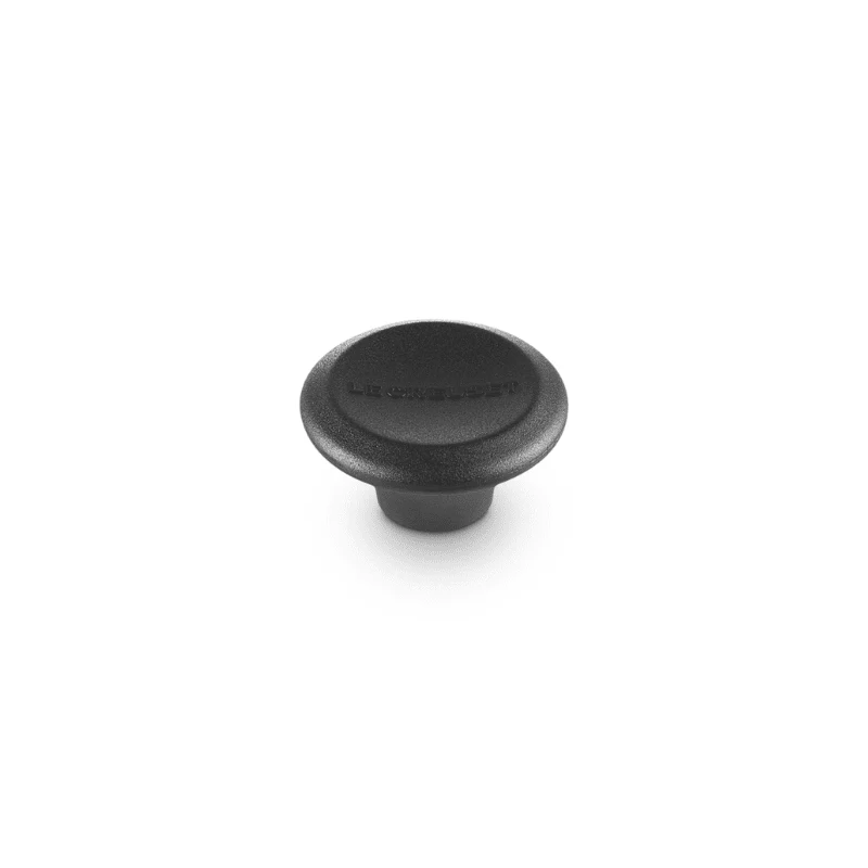 Le Creuset - Perilla de plástico - Redonda - Negra - 5 cm