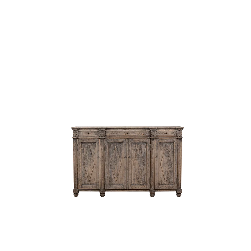Buffet de madera, 3 cajones y 4 puertas - Heritage