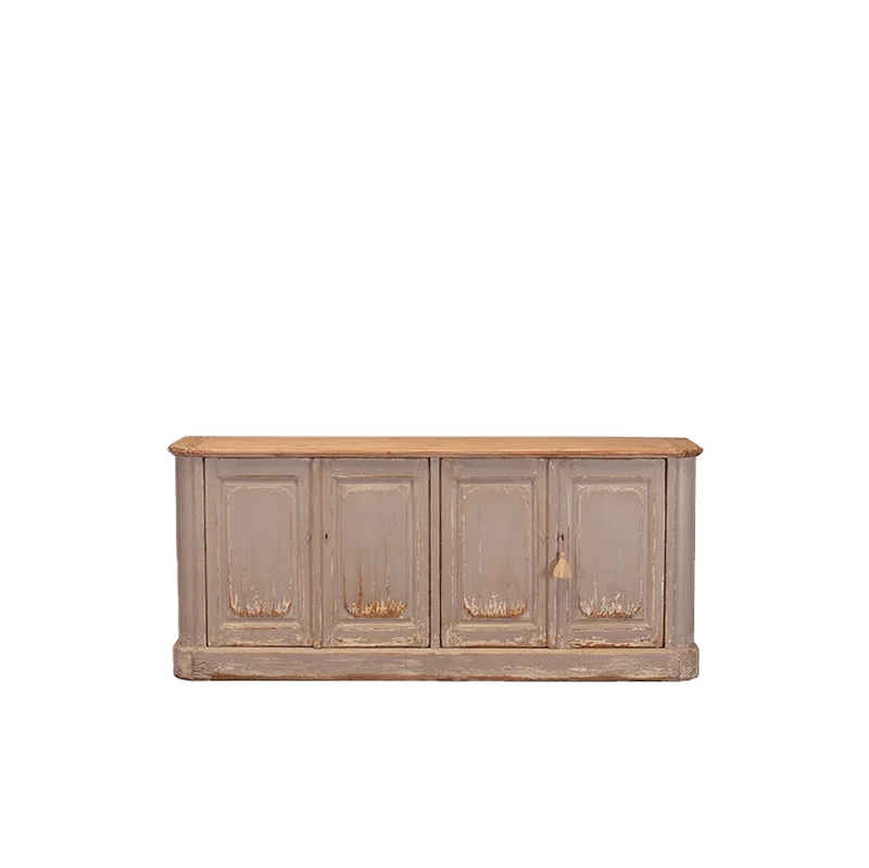 Aparador beige de madera con 4 puertas - Heritage