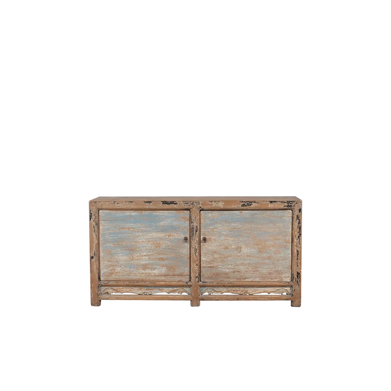 Aparador decapado de madera 162x45x82 cm - Heritage
