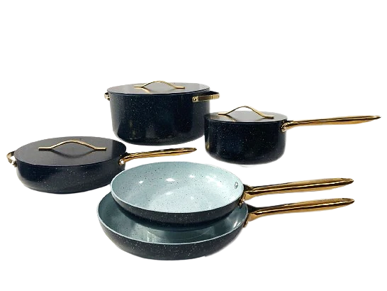 Batería de Cocina Royal Black de 8 Piezas