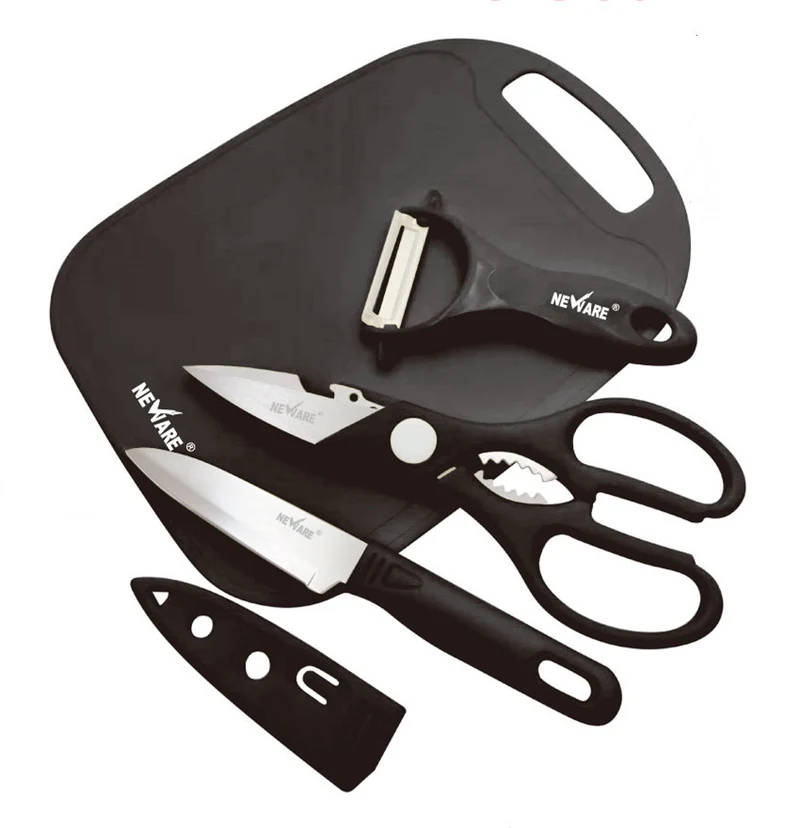 Juego Portátil de Tabla de Cortar y Utensilios de Cocina