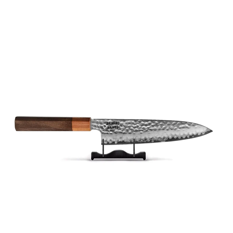 Shinrai Knives - Cuchillo Santoku Damasco exclusivo de Kigami 18 cm