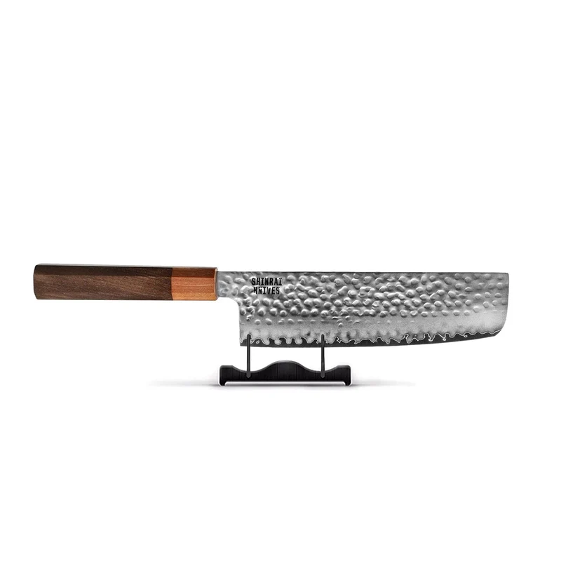 Shinrai Knives - Cuchillo Damasco Nakiri exclusivo de Kigami 18 cm