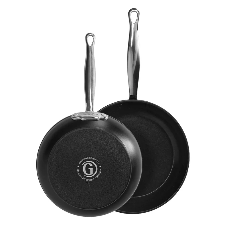 GreenPan - Juego de sartenes Barcelona Pro de 2 piezas 24/28 cm