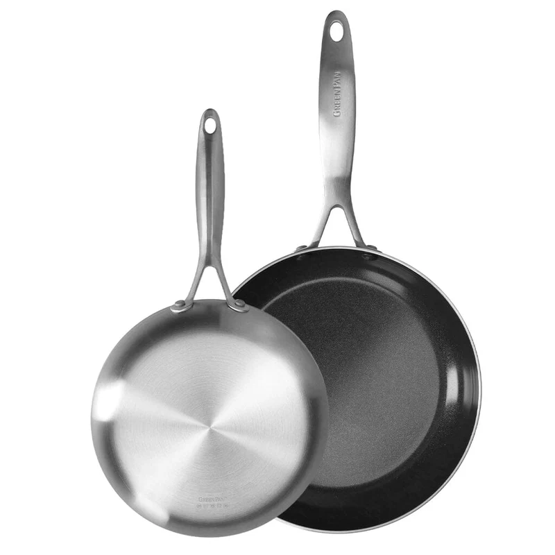 GreenPan - Juego de sartenes Ginebra de 2 piezas 18/28 cm