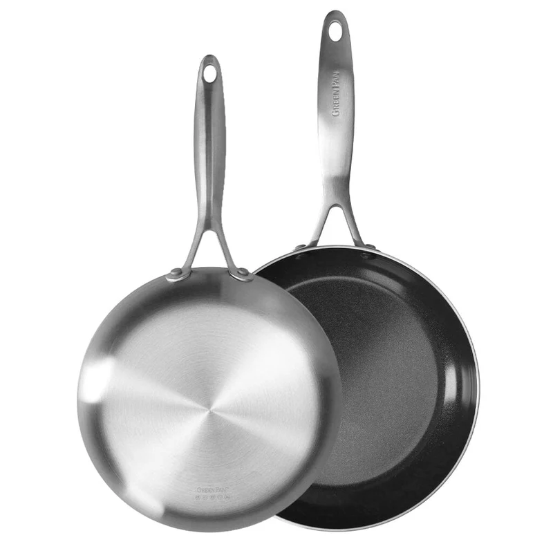 GreenPan - Juego de sartenes Ginebra de 2 piezas 24/28 cm
