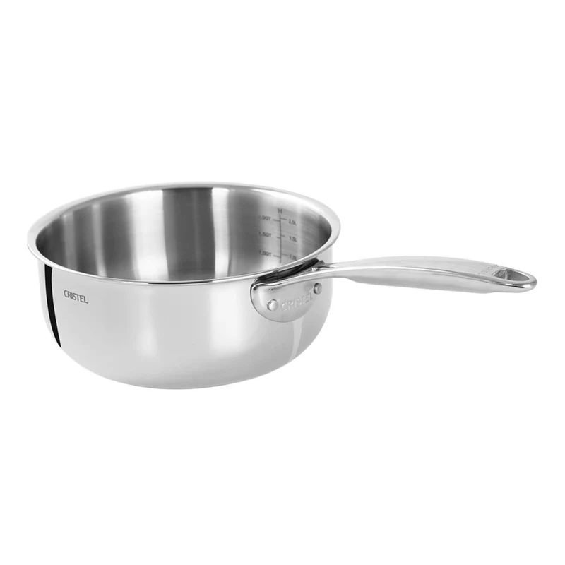 Cazo de acero inoxidable 5-Ply Castel'Pro Cristel
