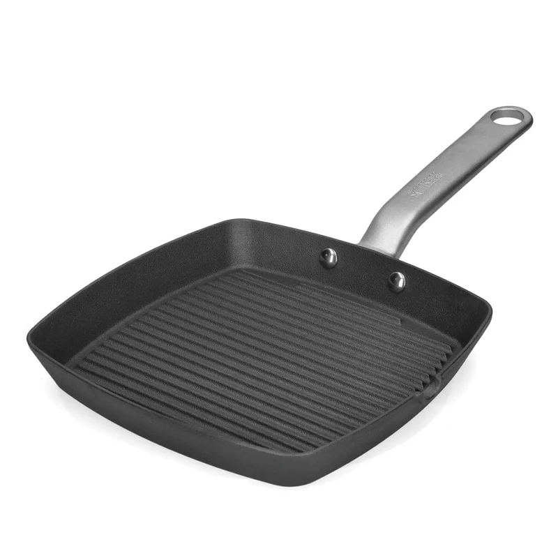 Skottsberg - Sartén de hierro fundido para barbacoa 28 x 28 cm
