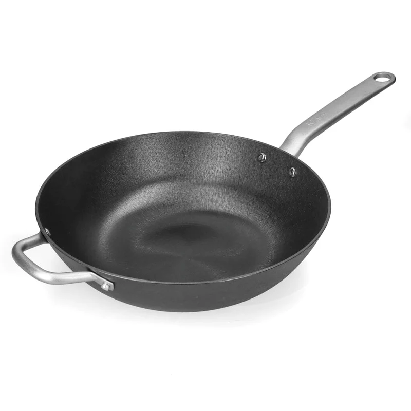 Skottsberg - Wok de hierro fundido de 34 cm