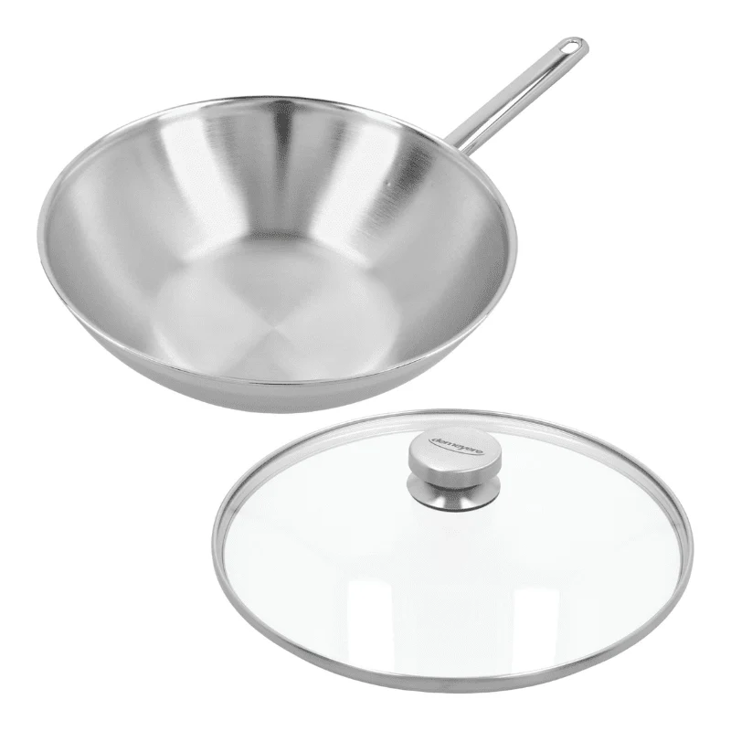 Demeyere - Apollo 7 - Wok 30 cm + tapa de cristal gratis