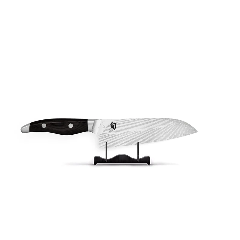 Kai Shun - Cuchillo Santoku Nagare Negro (18.0 cm)
