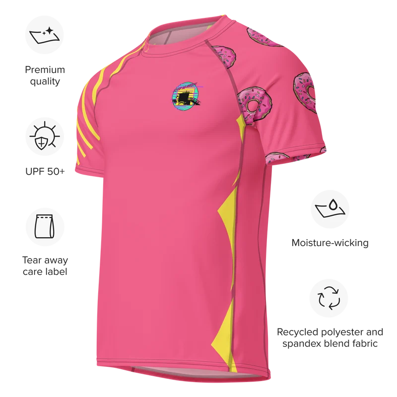 All-over print men’s rash guard