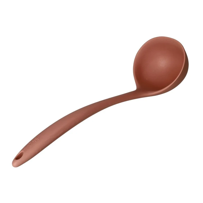 Tools2Cook - Cuchara Sopera de Silicona Rosa Frambuesa