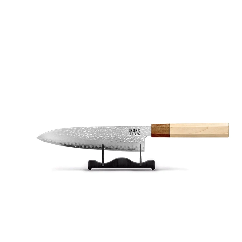 Shinrai Knives- Cuchillo Santoku Kirameki Damasco 18 cm