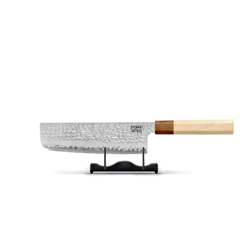 Shinrai Knives - Cuchillo Kirameki Damasco Nakiri 18 cm