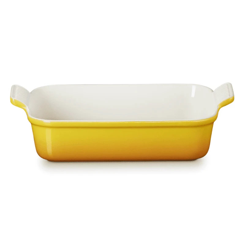 Le Creuset - Fuente de horno Heritage rectangular Néctar 26 x 19 cm