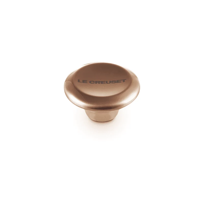 Le Creuset - Perilla de acero inoxidable - Redonda - Cobre - 6 cm