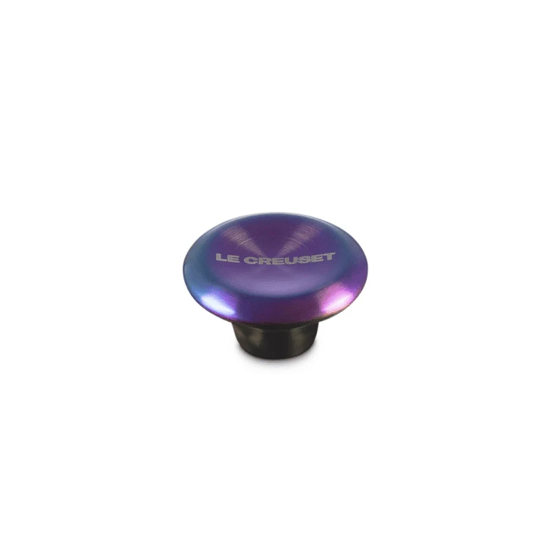 Le Creuset - Perilla de acero inoxidable - Redonda - Holográfica - 5 cm