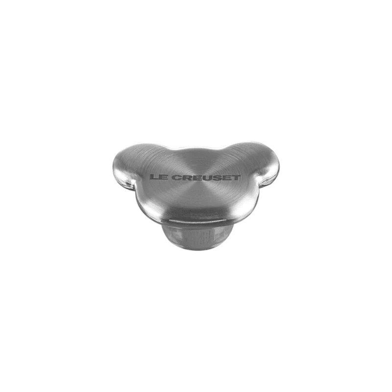 Le Creuset - Perilla de acero inoxidable - Cerveza - Plateada - 5 cm