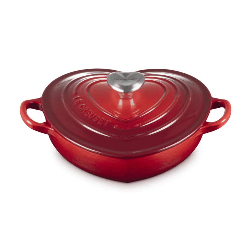 Le Creuset - Corazón Campagnard - Rojo Cereza - 20 cm