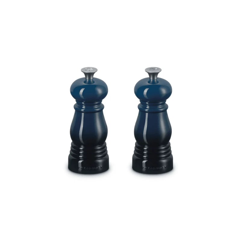 Le Creuset - Juego de 2 molinillos pequeños Nuit 11 cm