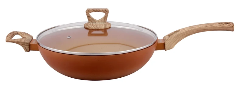 Wok Antiadherente Terracota de 12"