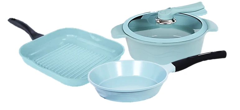 Juego de Cocina Antiadherente JADECOOK de 4 Piezas