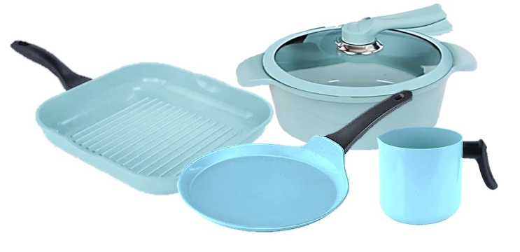 Batería de Cocina Antiadherente JADECOOK de 5 Piezas