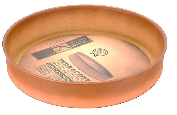 Bandeja Pequeño Antiadherente Terracotta para Hornear – 11" / 28 cm