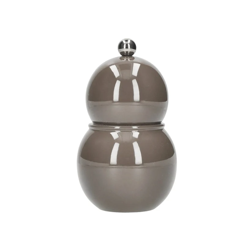 Addison Ross - Molinillo de sal y pimienta Chubby gris cálido de 12 cm
