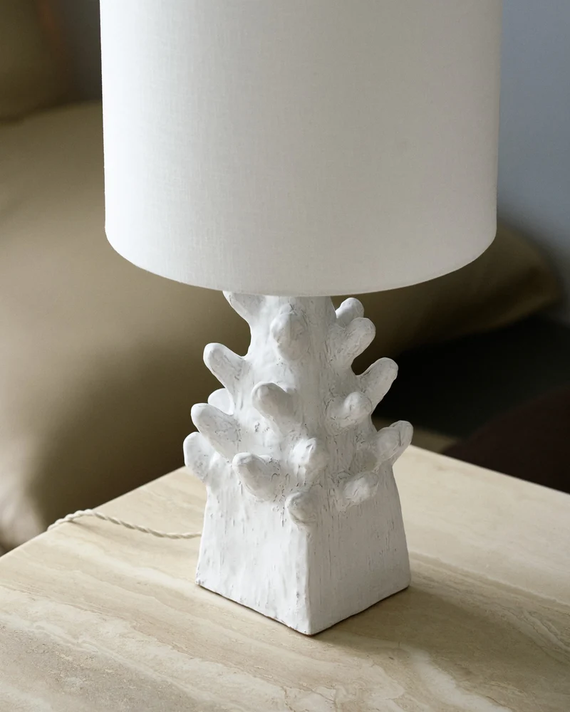 Lámpara de mesa Billy con pantalla blanca - Serax