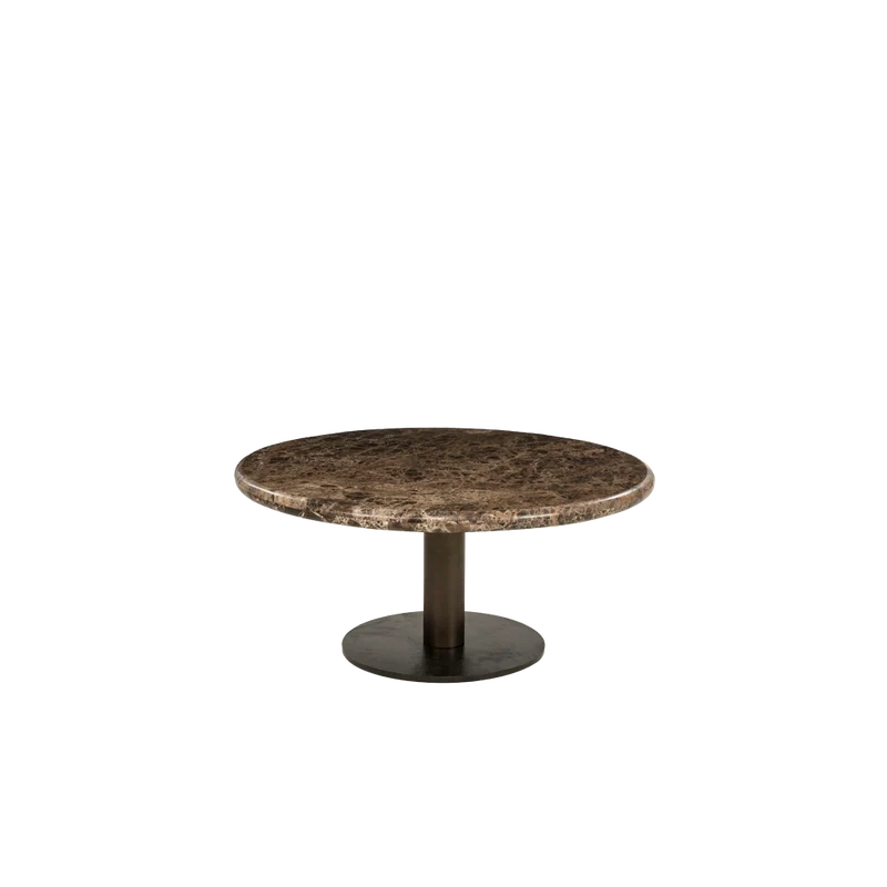 Mesa de centro redonda en mármol Luigi D75cm