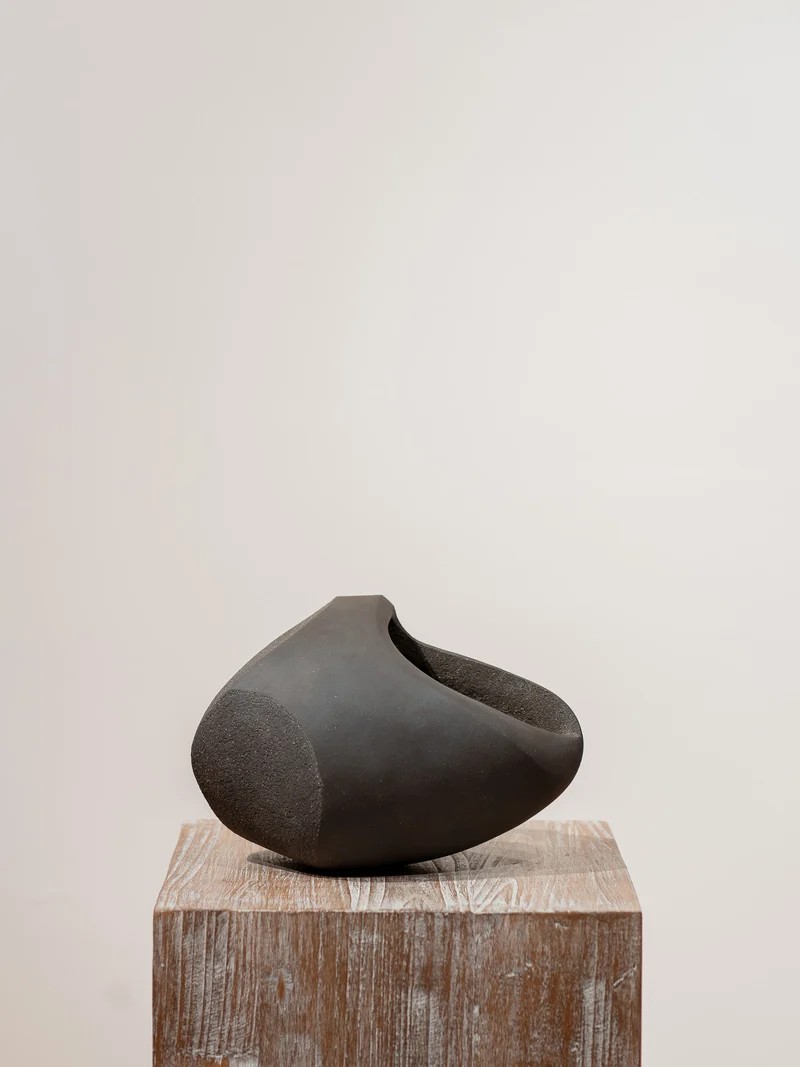 Escultura Ceramica Gres Gris - Esperanza Grez