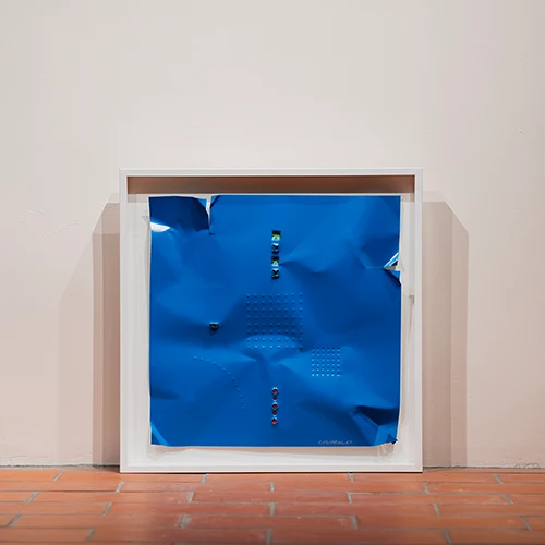 Cuadro Aluminio Lacado Azul M - David Casademunt