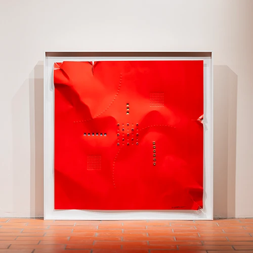 Cuadro Aluminio Lacado Rojo L - David Casademunt