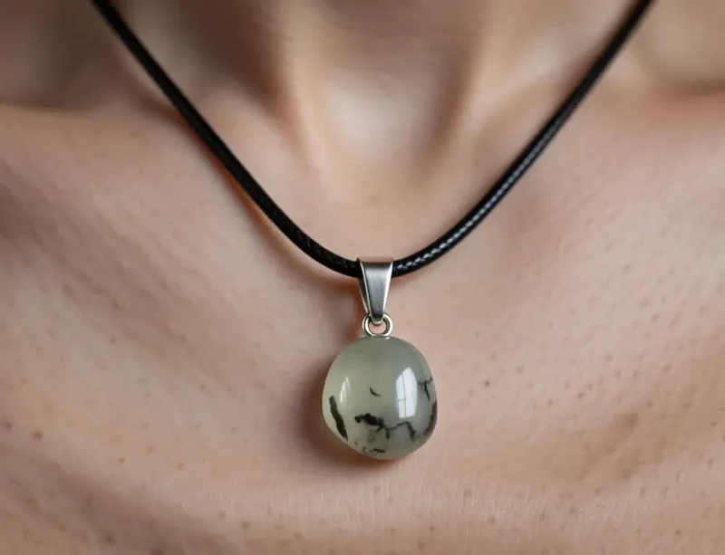 Colgante de prehnita